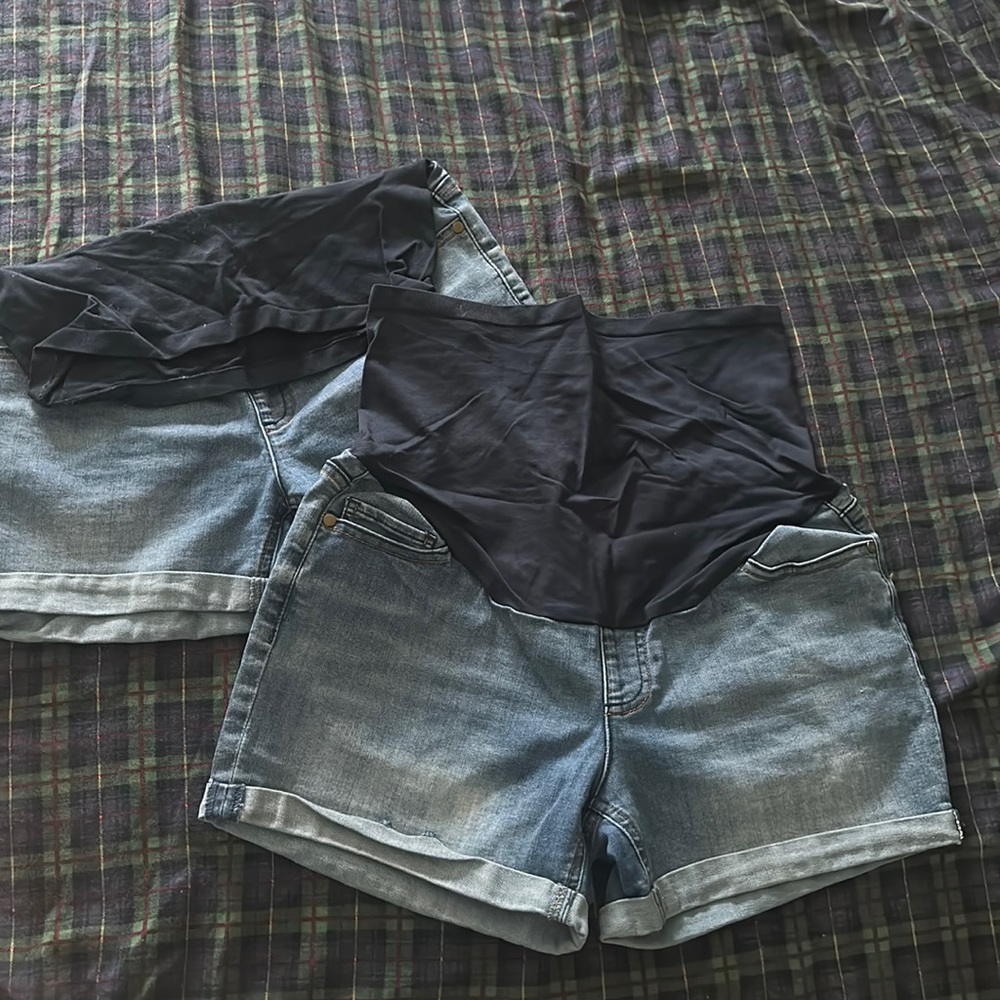 Maternity Jean Shorts